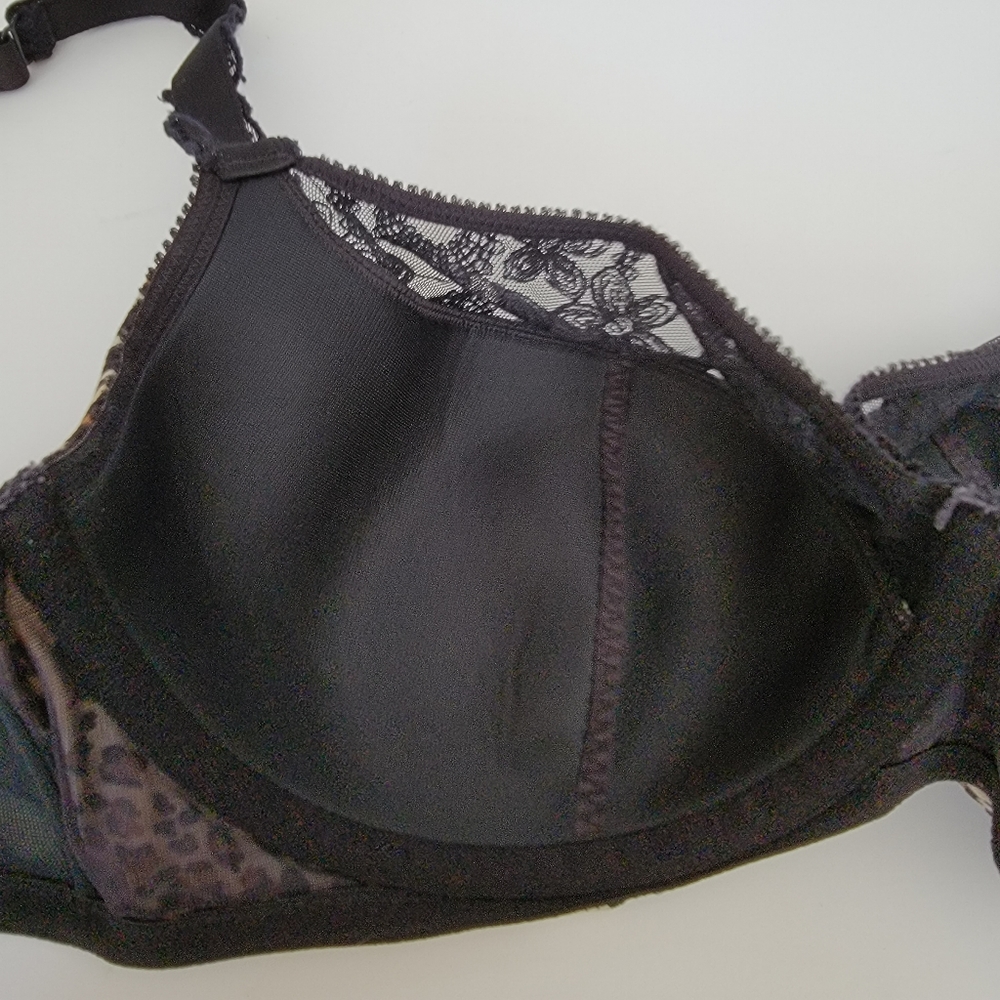 Cacique Lightly Lined Underwire Leopard Print 40dd - image 3